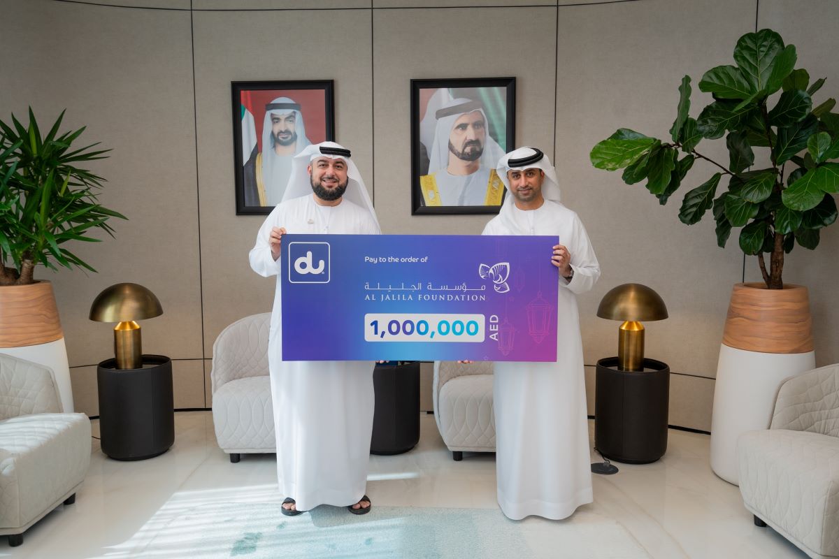 Du Donates AED1 Million to Al Jalila Foundation, Amplifying Philanthropic Impact