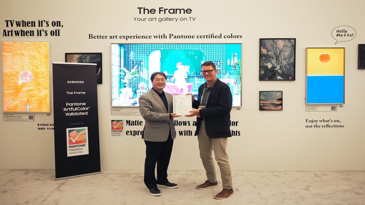 2024 The Frame Receives First Pantone Validated ArtfulColor Certification for Color Fidelity