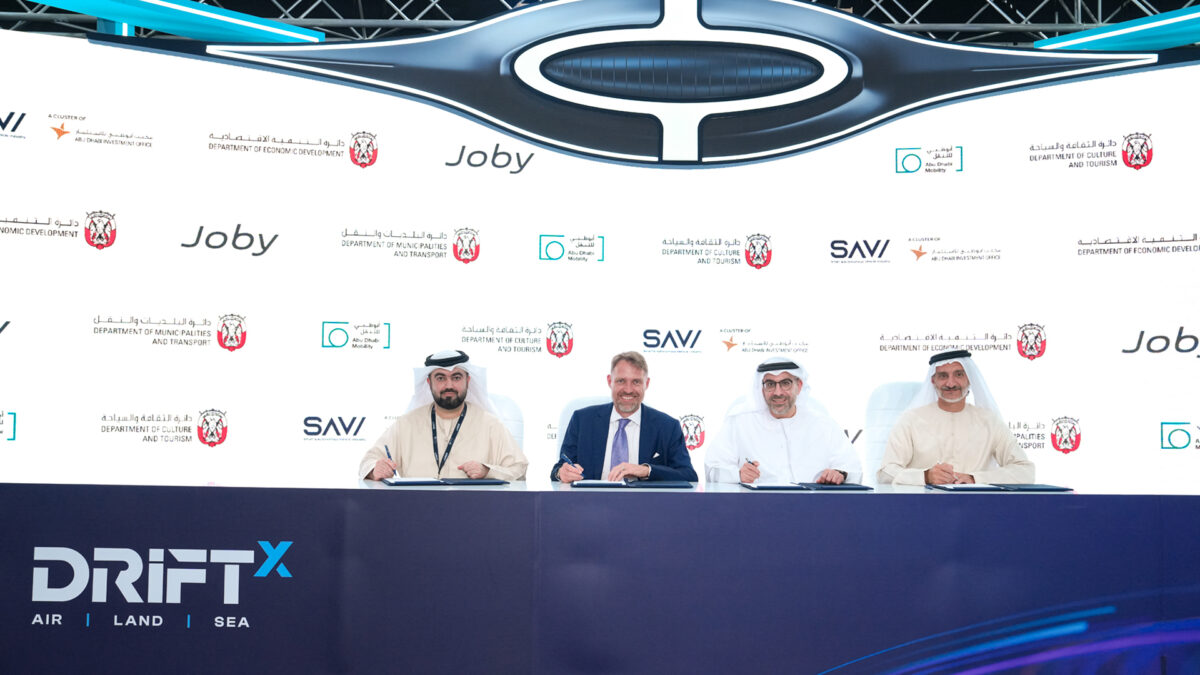 Joby partners with Abu Dhabi to establish electric air taxi ecosystem.