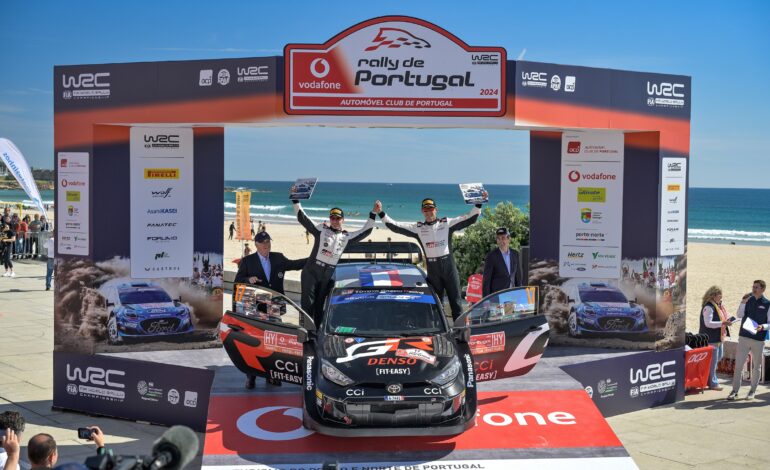 TOYOTA GAZOO Racing Secures Top Podium Position at Rally de Portugal